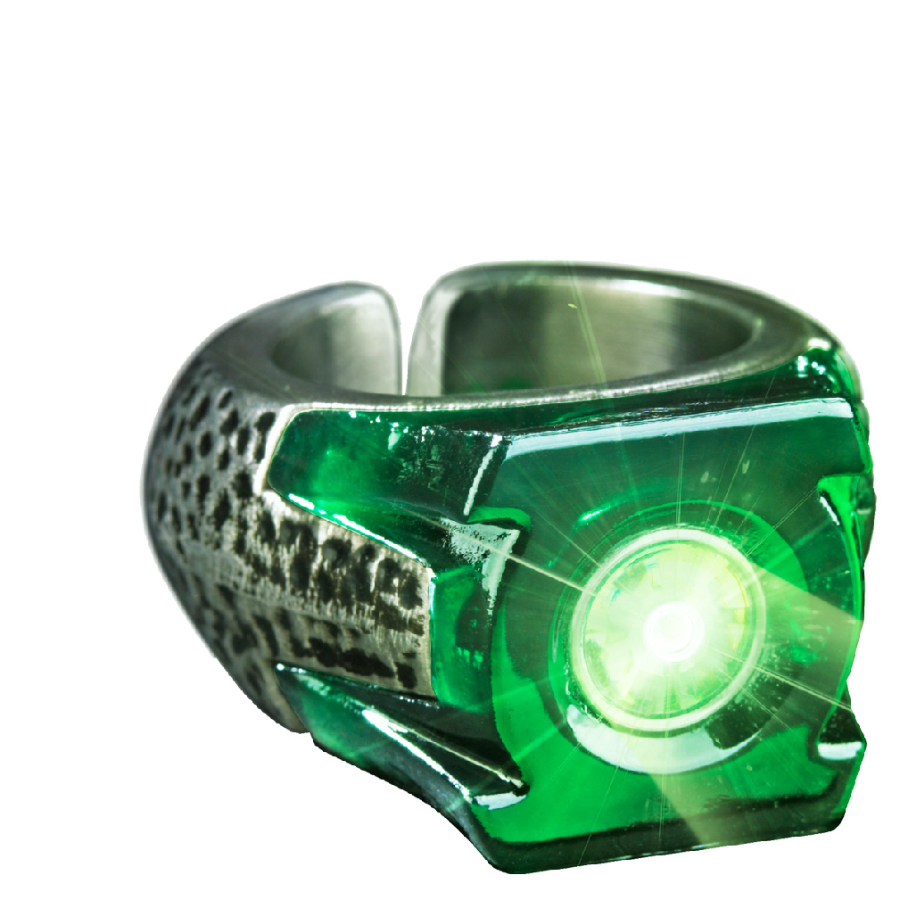 Green Lantern Light-Up Ring  (6)