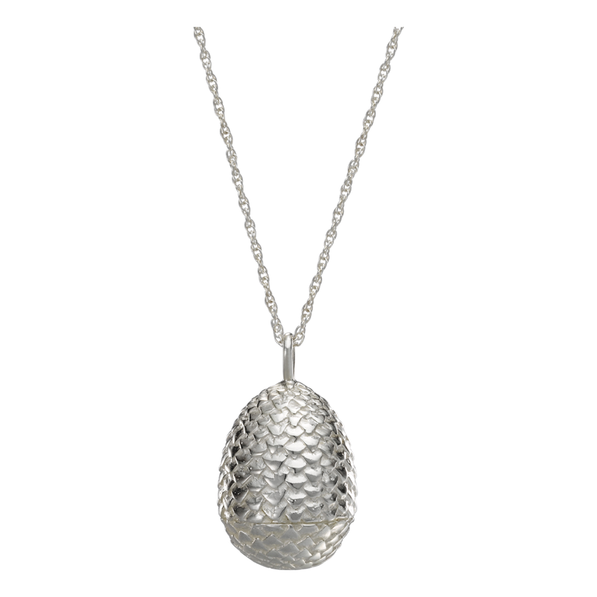 Sterling Silver Dragon Egg Pendant