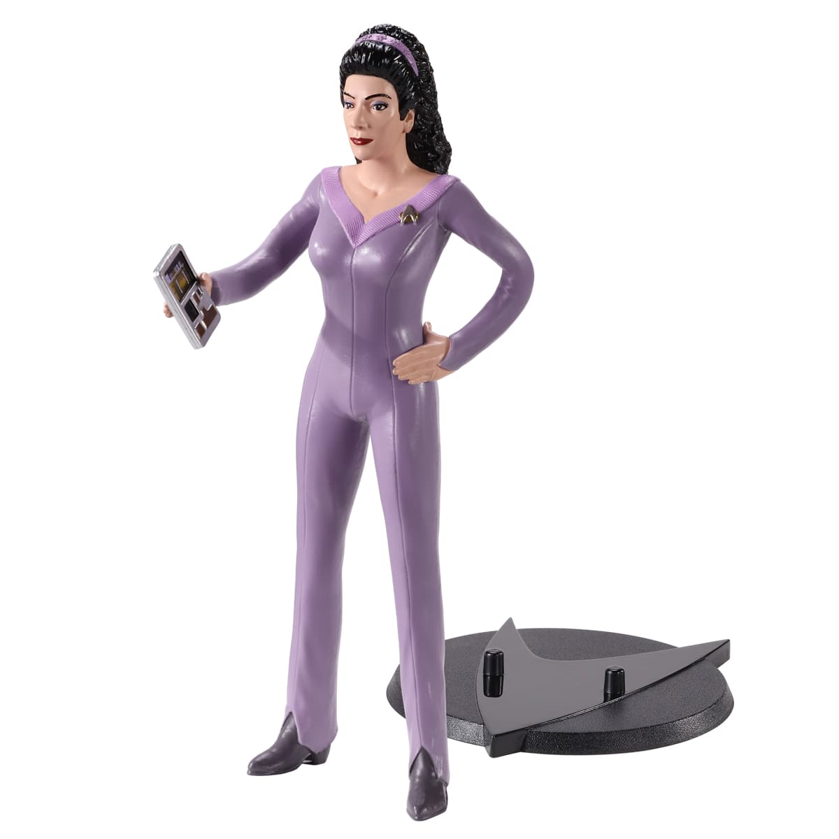 The Noble Collection Star Trek The Next Generation STTNG Counselor Troi Bendyfig