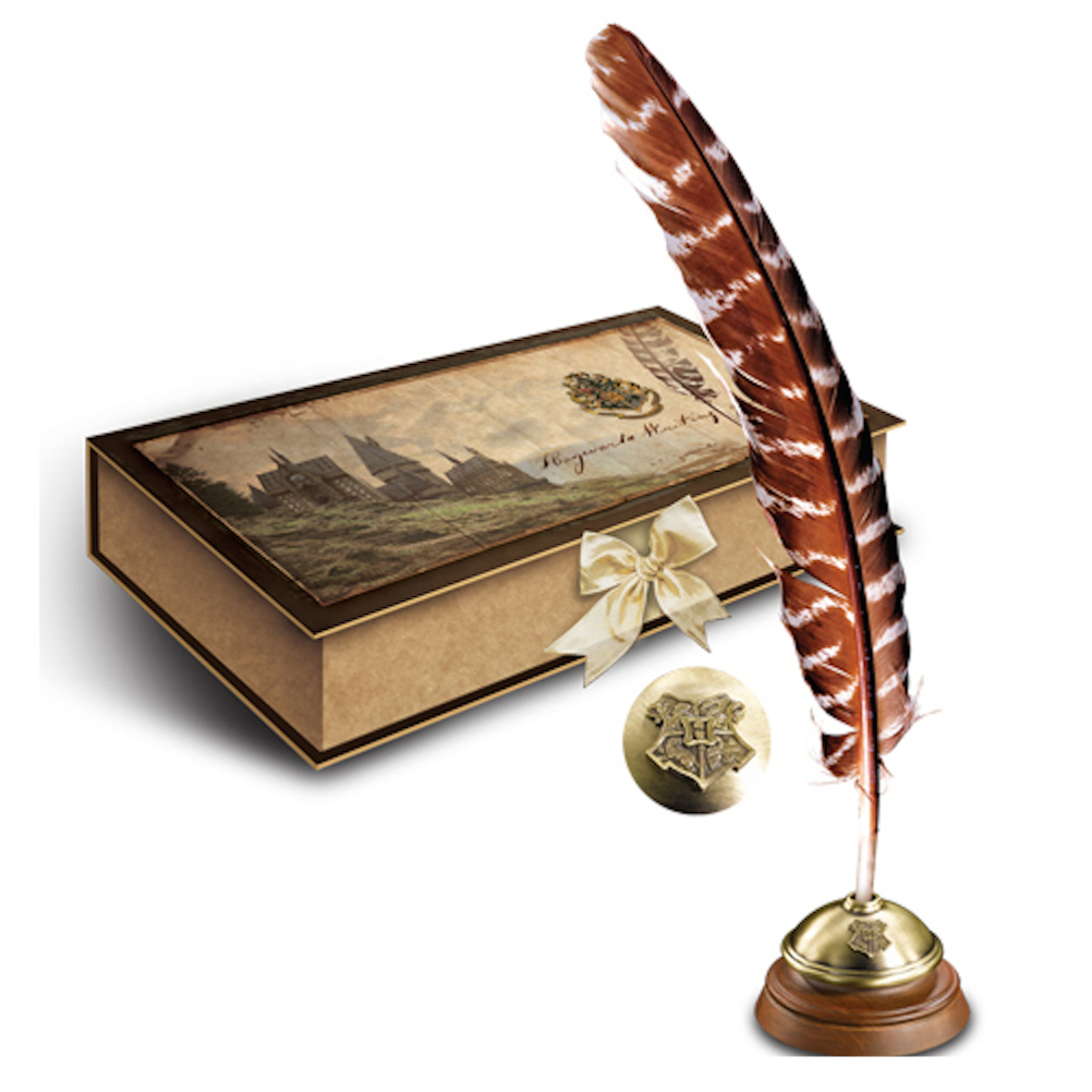 Hogwarts Writing Quill with ink pot & ink (3)
