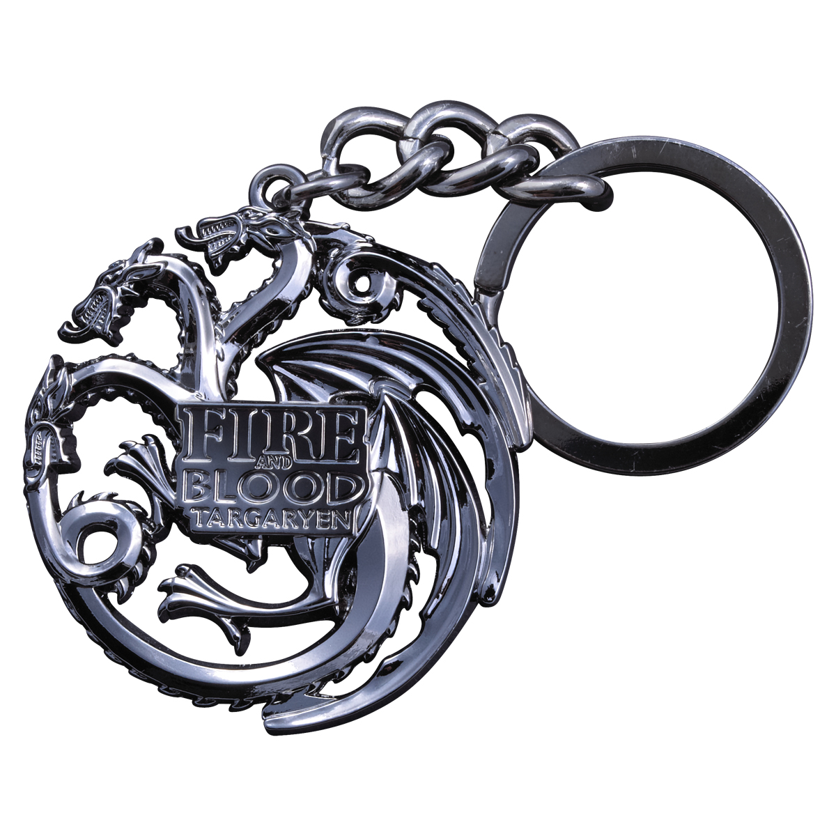 Targaryen Sigil Keychain (gun metal)(6)
